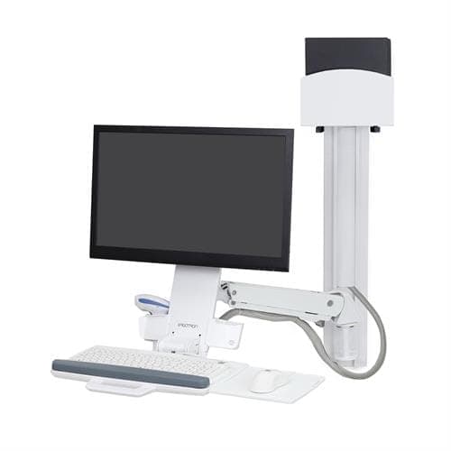 StyleView® Sit-Stand Combo System, Small CPU Holder