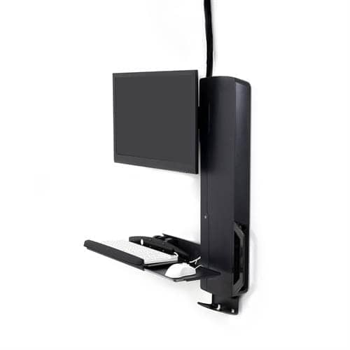 StyleView® Sit-Stand Vertical Lift, High Traffic Area (black)