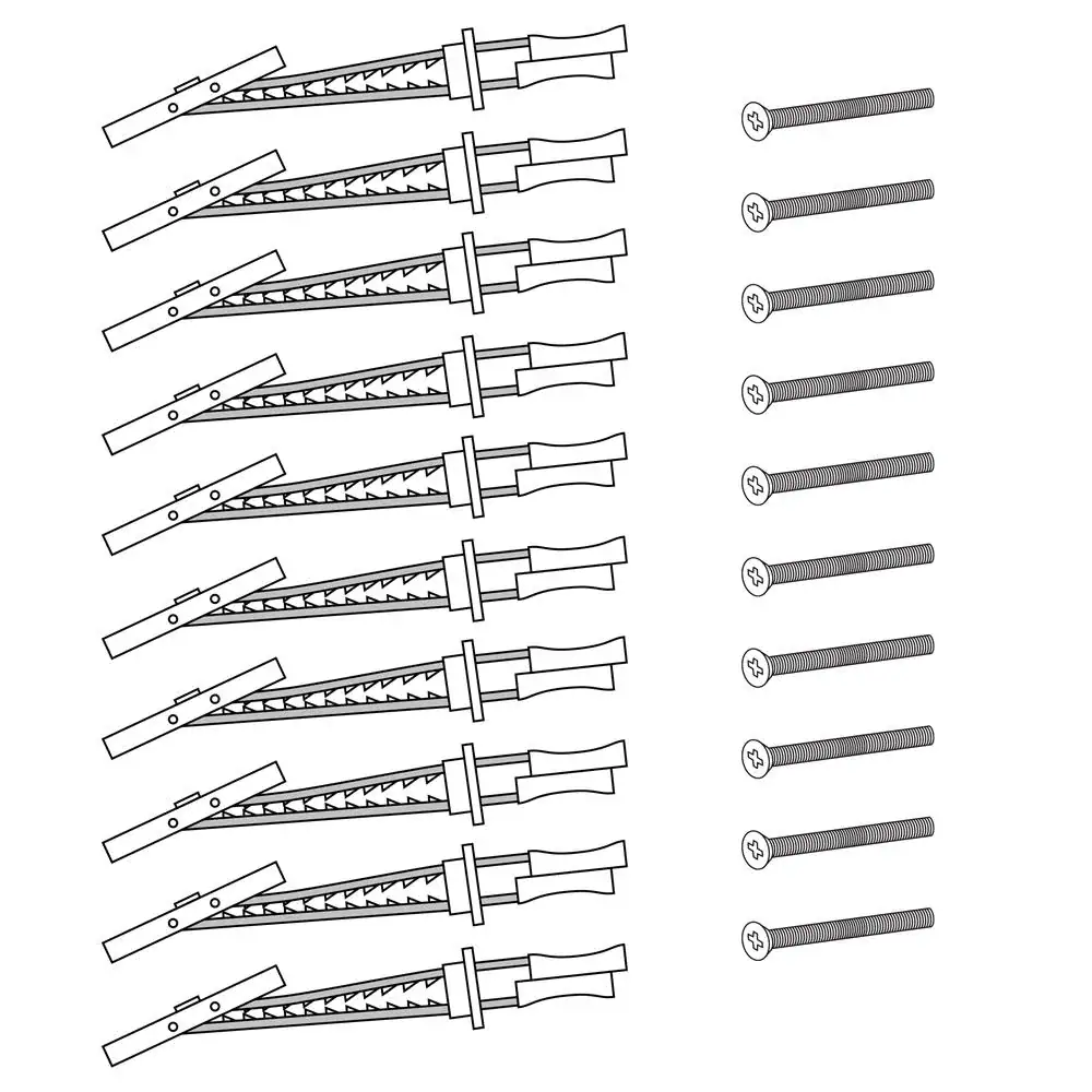90-011 - Ergotron Wall Track Mounting Kit | Hollow Walls