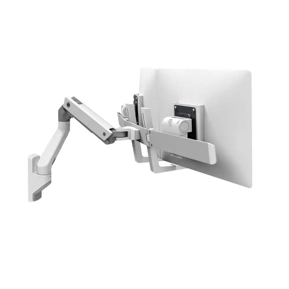 45-479-216 – Ergotron HX Wall Dual Monitor Arm (White)