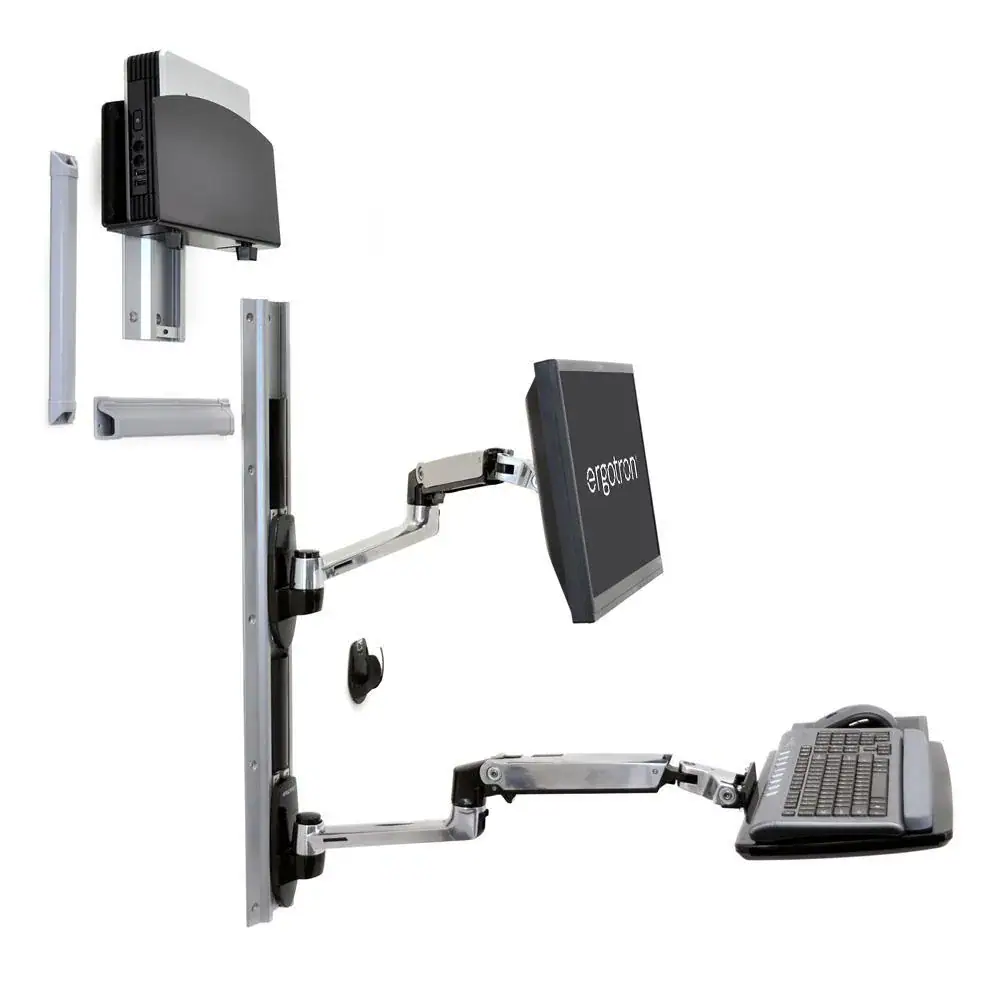 45-253-026 - Ergotron LX Wall Mount System, Small CPU Holder
