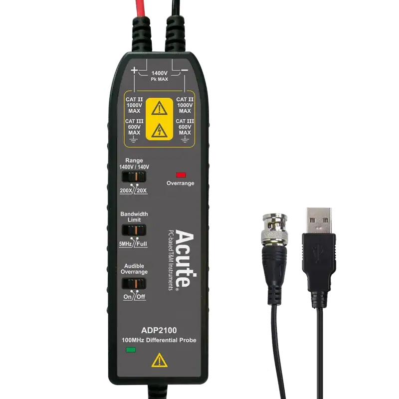 ADP2100-U - Acute Hi-voltage Diff. Probe; USB port