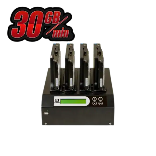 IT300U U-Reach SATA III Duplicator 30GB/min 1-to-3 HDD/SSD duplicator with multitasking technology and secure erase functions.