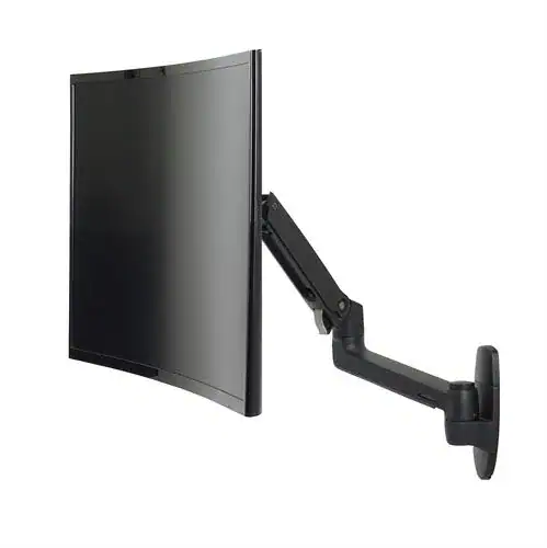 45-243-224 – Ergotron LX Wall Monitor Arm (Matte Black)
