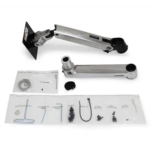 97-940-026_b-560x500 97-940-026 - Ergotron LX Arm, Extension and Collar Kit (polished aluminum)